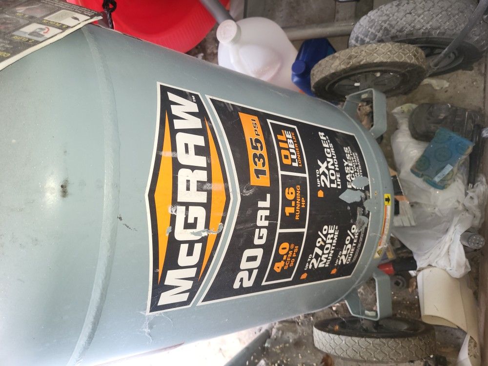 Mc Graw 250gal air compressor