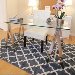 Glass Desk 