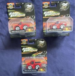 Fast & Furious Ford F-150 SVT Lightning Die-Cast 3-Pack