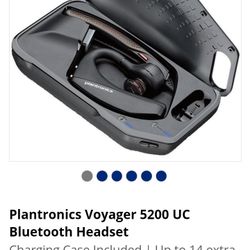 Platronics Voyager 5200 UC Bluetooth Headset 