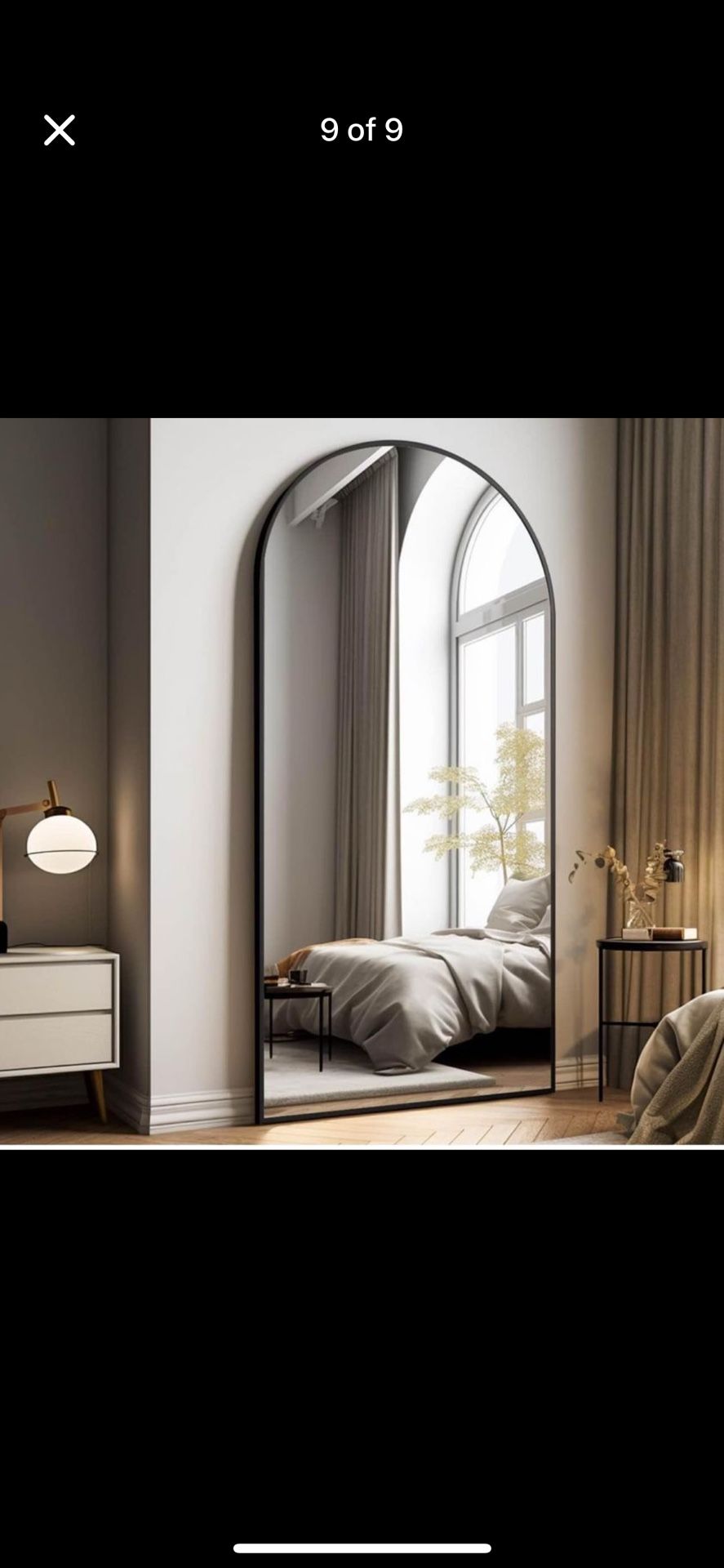 Arched Mirror (black) 71”x29” for Sale in Palm Beach Gardens, FL OfferUp