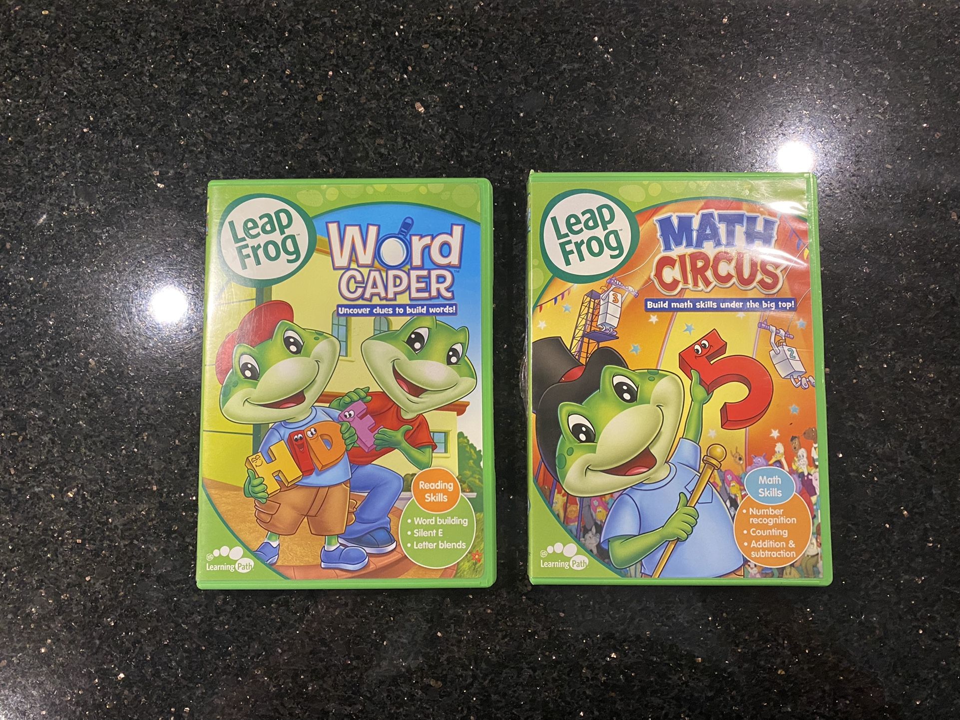 LeapFrog: The Code Word Caper DVD And Leapfrog: Match Circus DVD