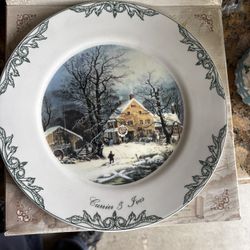 Winter In The Country Plate 