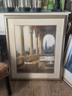 Framed artwork large