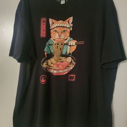 Hot Topic Ramen Black Unisex T-Shirt Size 2XL