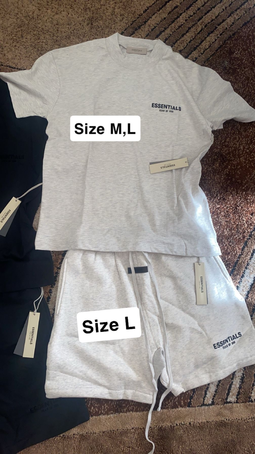 Essentialls Shorts And Shirts Need Gone Asap