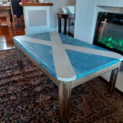Scottish Flag Coffee Table