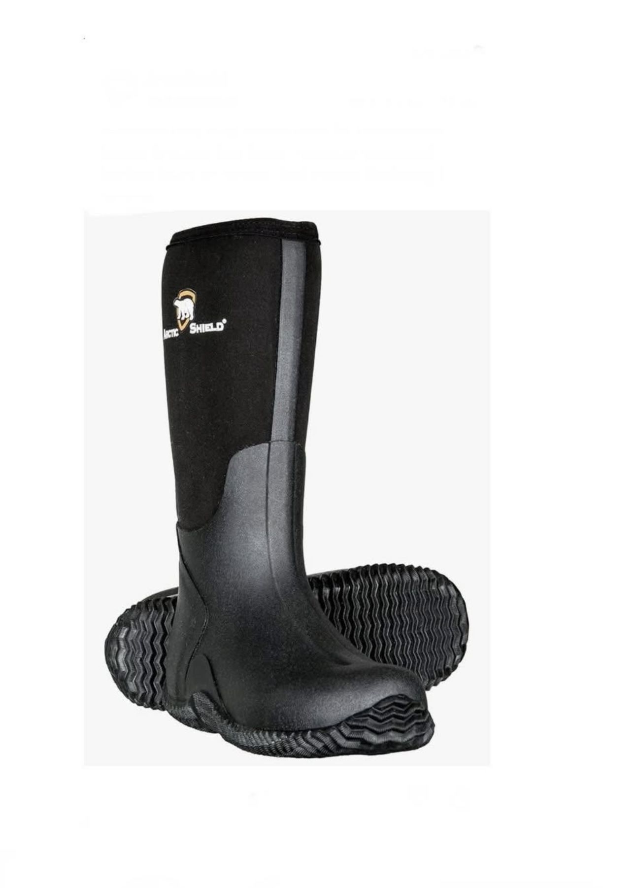 Neoprene Heavy Duty Rubber Boots for Men & Women - Durable Footwear Rain Boots- Insulated Waterproof Outdoor Boots for Hunting, Mud, Fishing, Gardenin