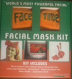 Aztec Secret Indian Healing Clay 1 Ib Facial Mask Kit with Headband