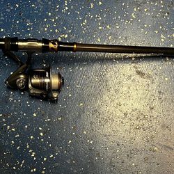 Telescoping Fishing Rod And Spinning Reel