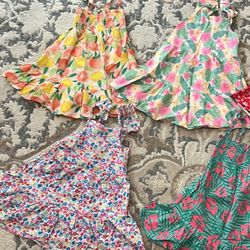 Little Girl, Cool Cotton Floral Dresses