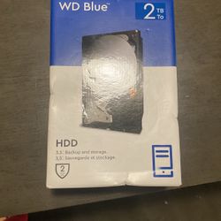 WD BLUE HDD 2TB STORAGE