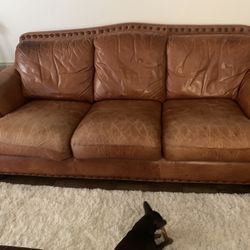 Leather couch