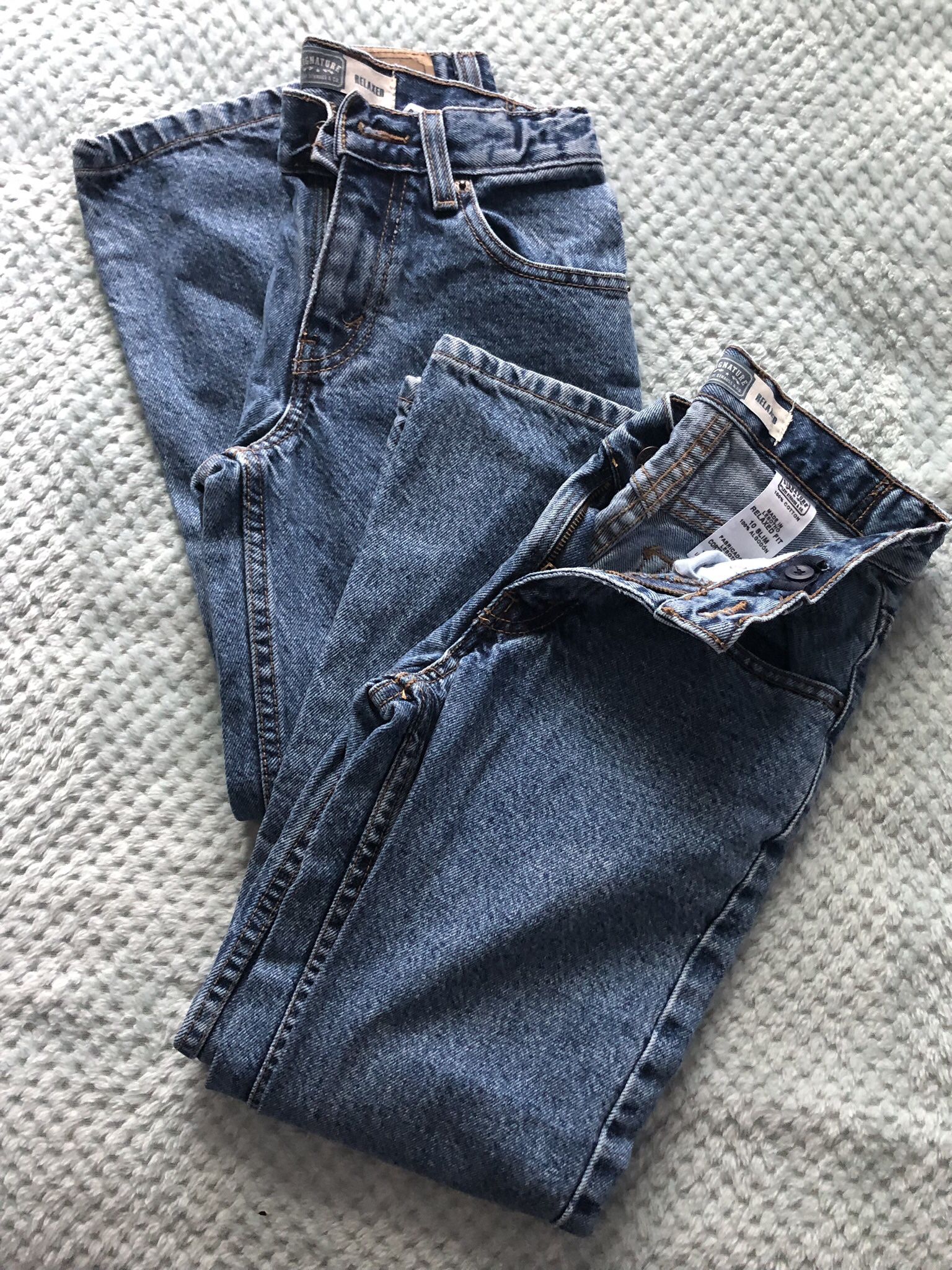 Levi Strauss signature Kids Jeans Set Of 2 Size 10 Slim