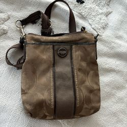 Brown Coach Bag 