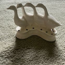 Gaggle Of Geese Mid Century Frog Planter