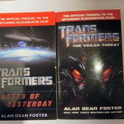 Transformers Book Lot (2 Books) – Alan Dean Foster – Sci-Fi Movie Tie-In