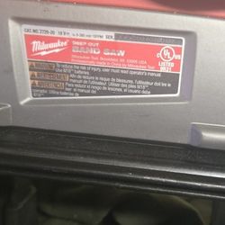 Milwaukee Bandsaw