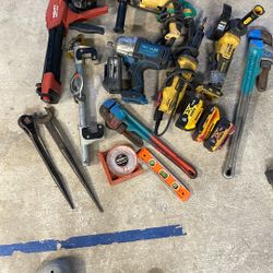 Tools For Sale! Dewalt, Hilti, Hercules, Beam Clamp, Spud Wrench, Drill, End Grinder 