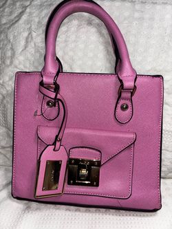 Aldo Pink Structured Satchel Handbag