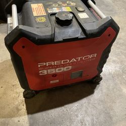 Predator 3500w Inverter (quiet) Generator