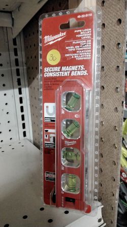 Milwaukee Pipe Lock Billet Torpedo Level