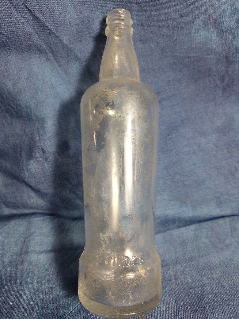 Antique 5 oz Glass Bottle