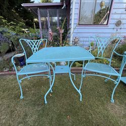 Wrought Iron Bistro Set