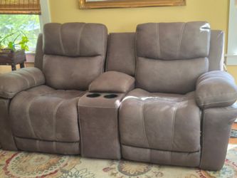 Ashley Furniture Power Recliner Sofa – Good Condition, 2 Seats - Baltimore, MD