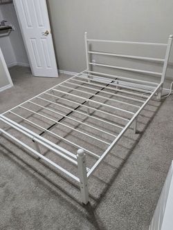 Full size metal frame with plug