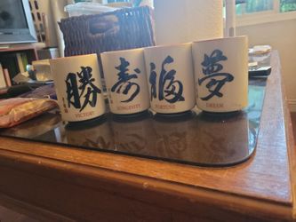 Decorational Ceramic Chinese Cups