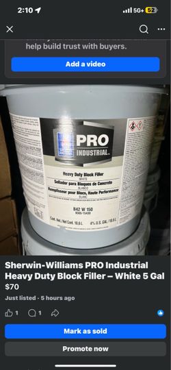 Sherwin-Williams PRO Industrial Heavy Duty Block Filler