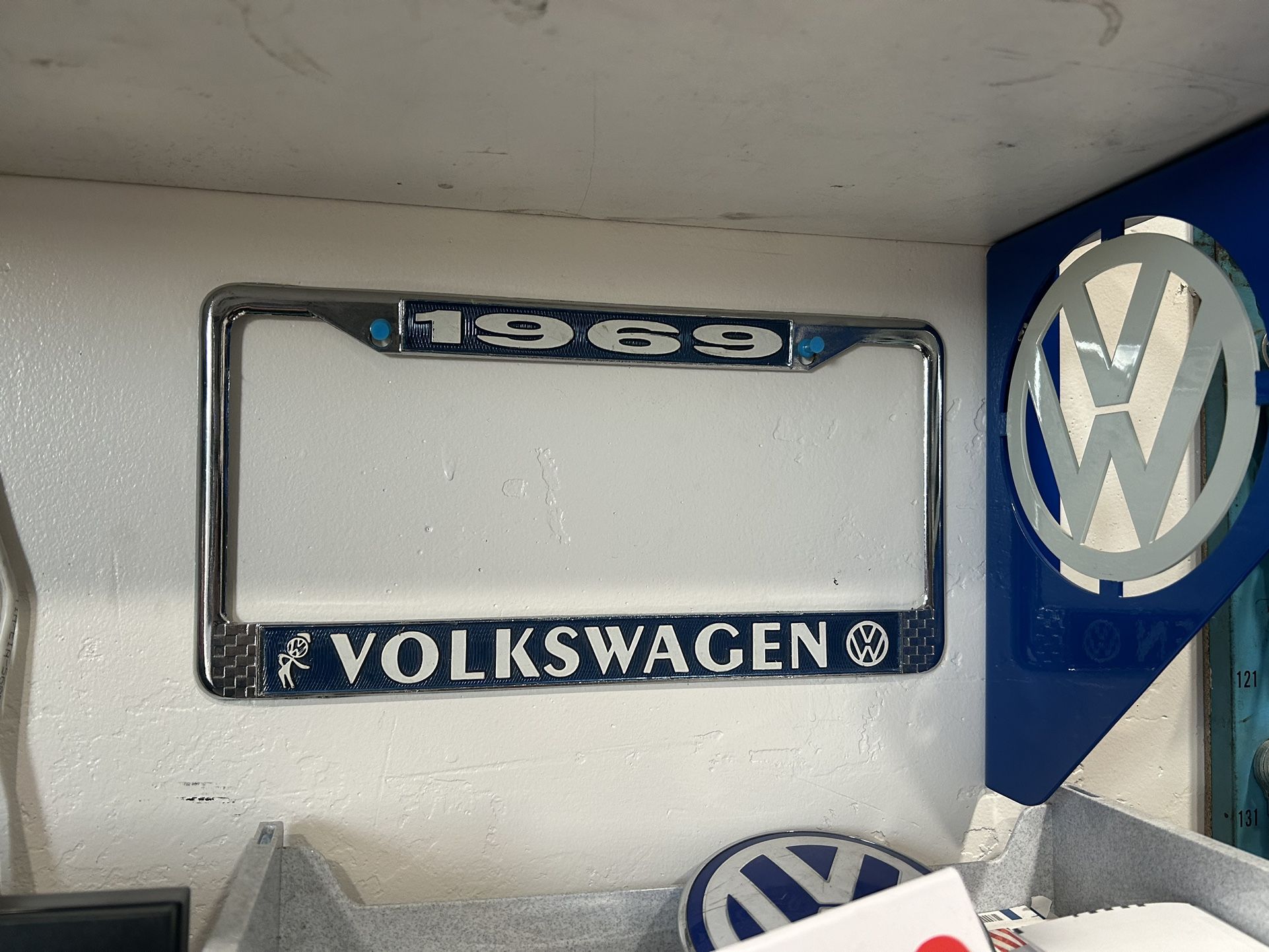 1969 Volkswagen License Plate Frame