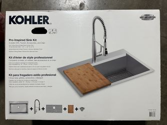 Kohler Kitchen Faucet + Sink