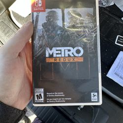 Metro Redux Nintendo Switch Game 