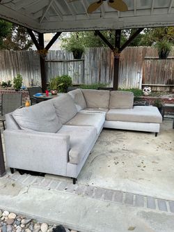 Gray Sectional  couch