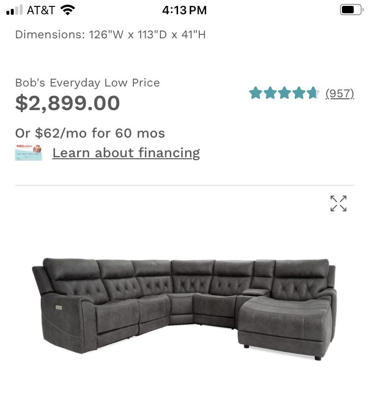 Sectional Couch As Seen In Picture 