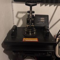 Combo heat press machine