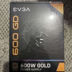 EVGA 600 GD, 80+ GOLD 600W (Brand new)