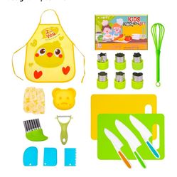 21 Pcs Kids Kitchen Toy Set