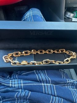 Versace Gold Chain Necklace