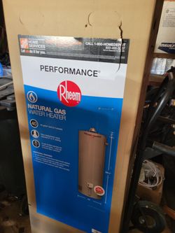 Brand NEW rheem 40 Gallon Water HEATER
