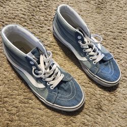 Van Denim High Tops