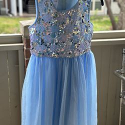 Dress Girls Size 16 Blue