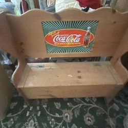 Coca Cola bench