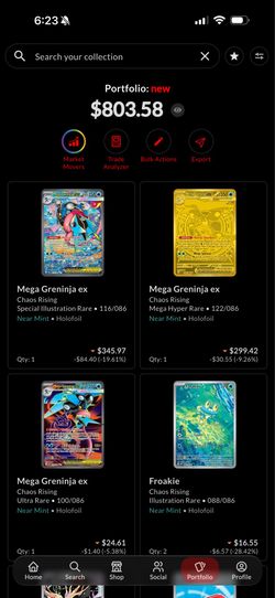 Pokemon card for sell hits SIR GOLD CARD