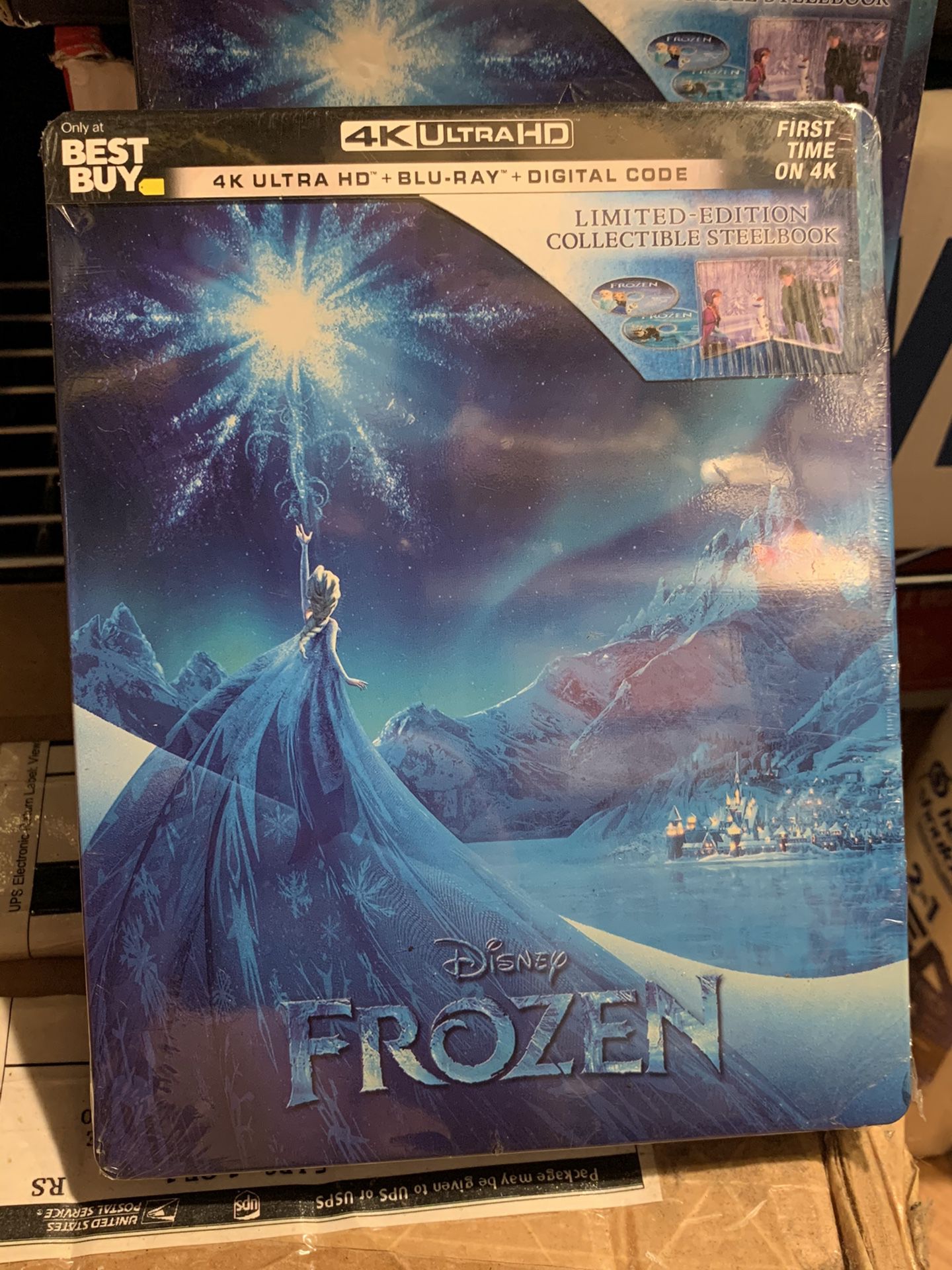 Disney Frozen Best Buy exclusive Steelbook Limited edition dvd 4K