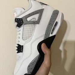 Jordan 4 White Cement (2025) - Size 9 M