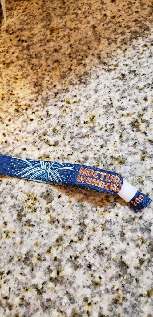 Nocturnal working wristbands & parking passes for sale