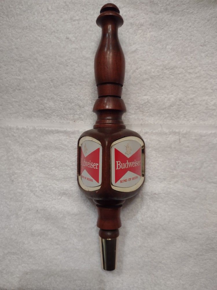 Vintage Budweiser Beer Tap Handle